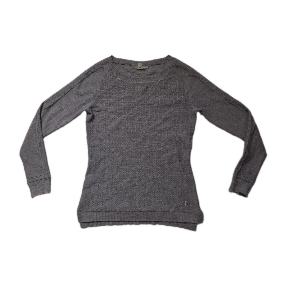 NWOT Smartwool Merino Wool Crewneck Sweater Brown Long Sleeve Knit Womens XS